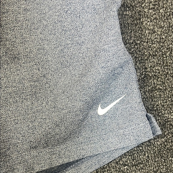 Nike Dri-Fit Blue Gray Athletic Shorts with Elastic Waistband, Womens S - Picture 2 of 8
